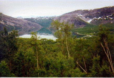 A view down the Fjords