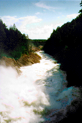 The falls at Trollhattan