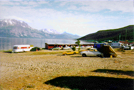 The campsite at Skiboten